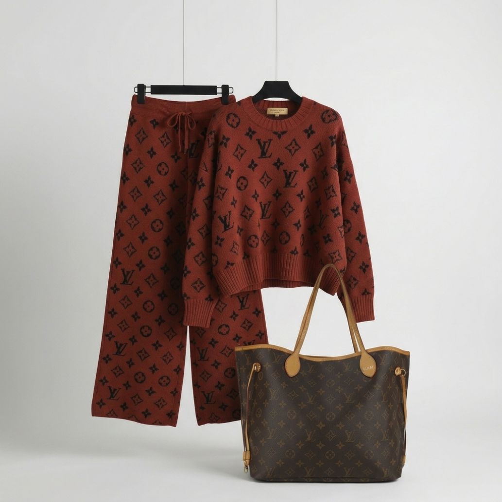 Luxe Knit Lounge Duo & Signature Tote