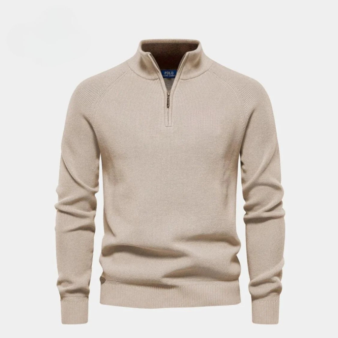 Half Quarter-Zip Knit Sweater