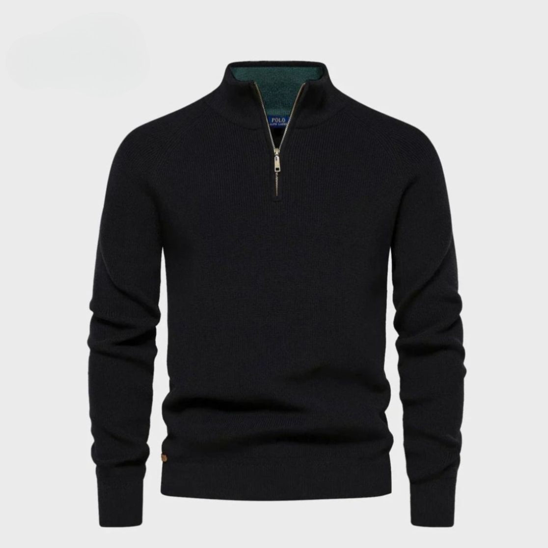 Half Quarter-Zip Knit Sweater