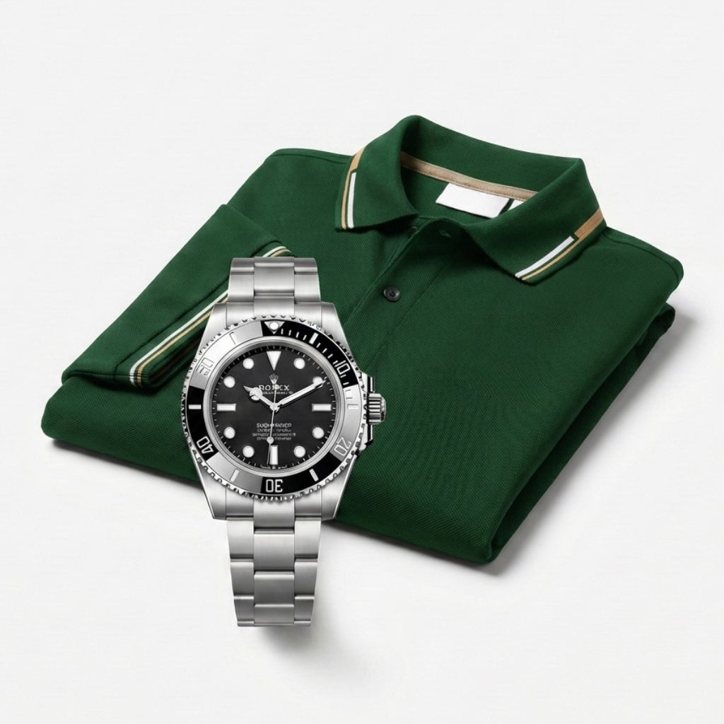 Classic Polo & Submariner Watch Set