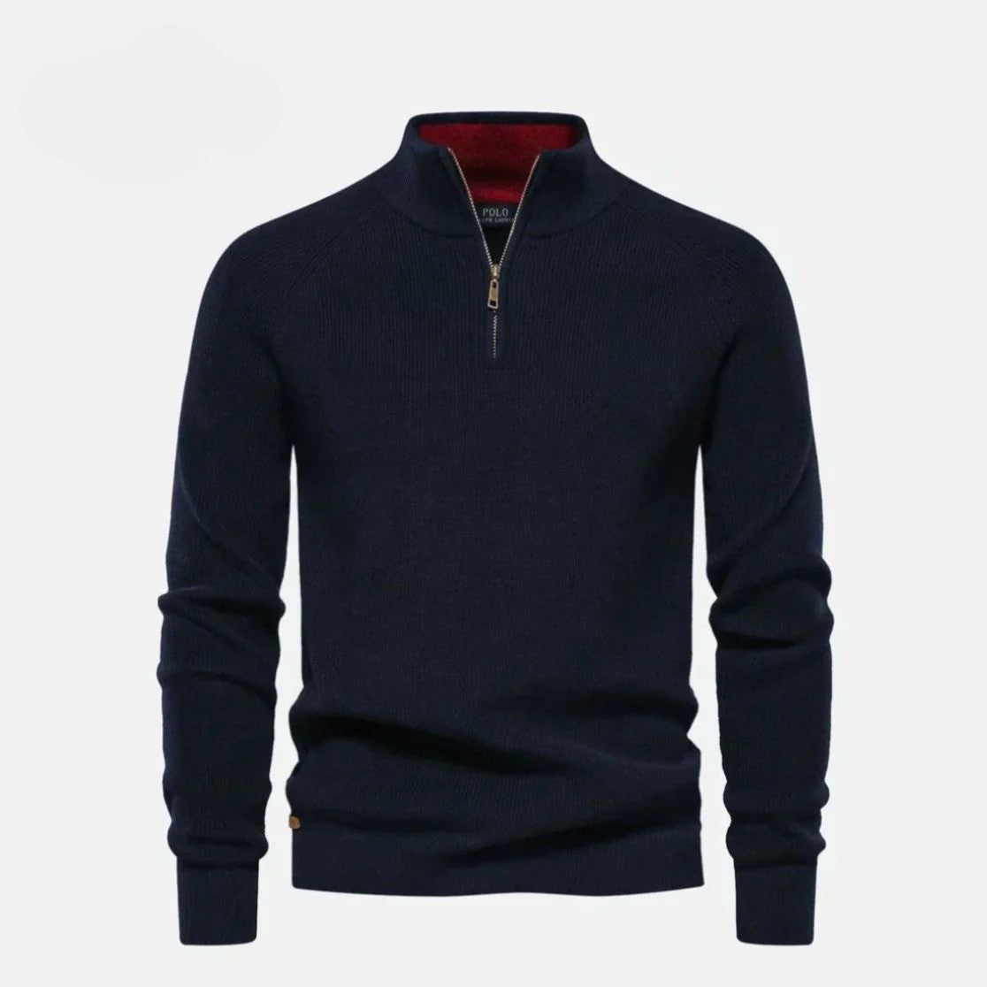 Half Quarter-Zip Knit Sweater